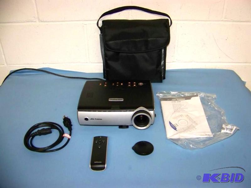 lot 17 image: ASK Proxima, C185, DLP Projector with Remote Control and Carrying Bag