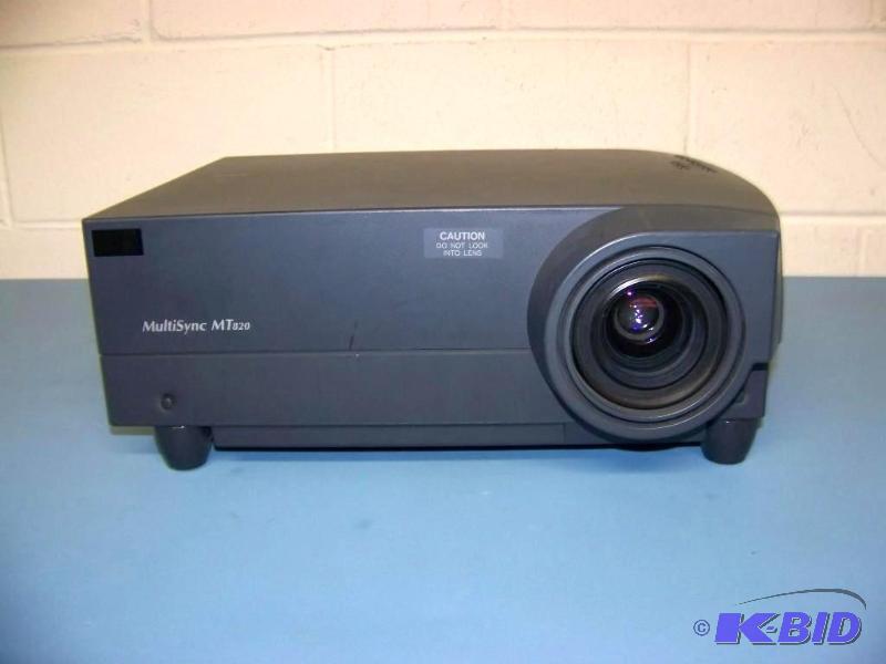 lot 23 image: NEC, MT820, LCD Projector