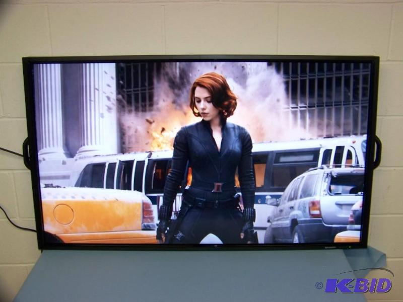 lot 3 image: Sharp, 52, Liquid Crystal Display (LCD) MonitorDisplay with Remote Control