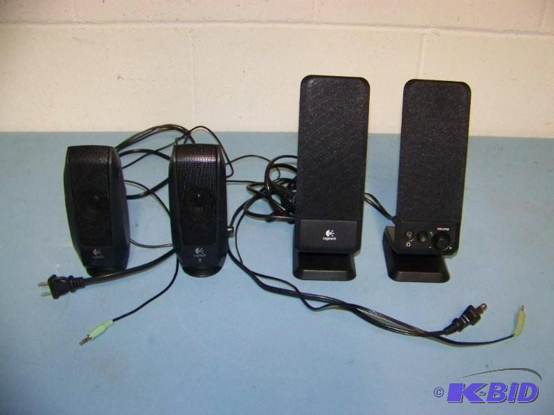 lot 31 image: (2 pair) Logitech, Computer Speakers