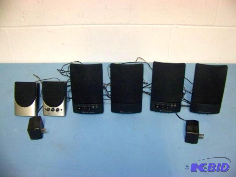 lot 32 image: (3 pair) Altech Lansing, Computer Speakers