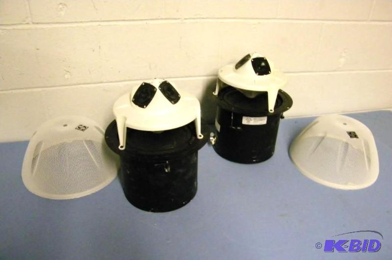 lot 60 image: (2) Sound Tube, In-Ceiling LoudspeakersSpeakers