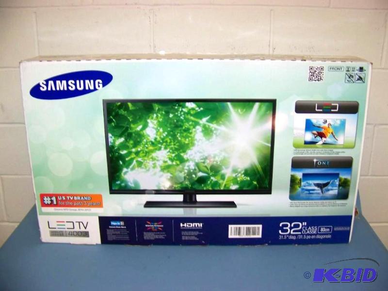 lot 7 image: Samsung, 32, LED, HDTV - BRAND NEW in box