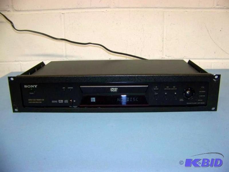 lot 70 image: Sony, CDDVD Player in Middle Atlantic Rack Shelf