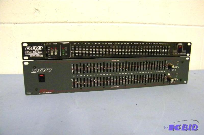 lot 75 image: (2) DOD, 31 Band, Graphic Equalizers