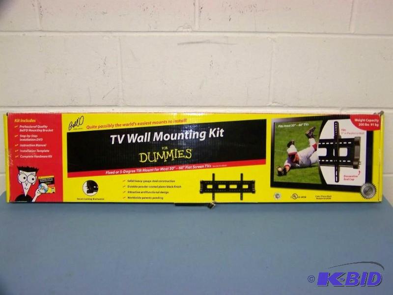 lot 9 image: BellO, TV Wall Mounting Kit for Dummies