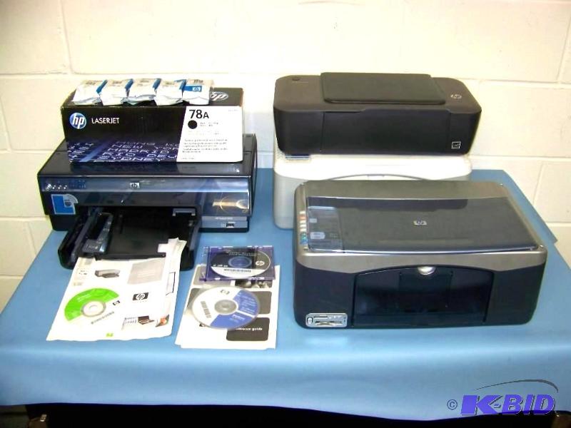 lot 94 image: (4) HP (Hewlett Packard), All-In-OnePrinterFaxScannerCopier Machines