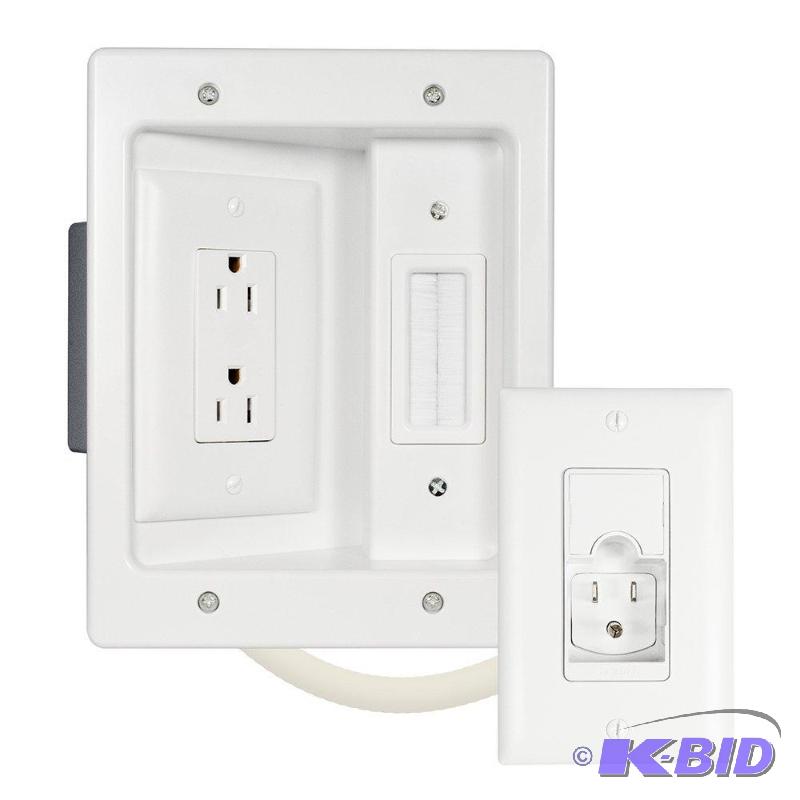 lot 10 image: OnQLegrand InWall TV Power Kit