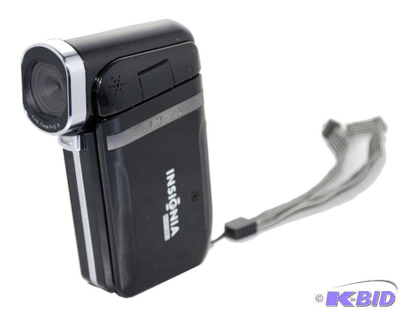 lot 56 image: Insignia NS-DV720P 5.0MP High-Definition Digital Camcorder with 3-Inch LCD Screen