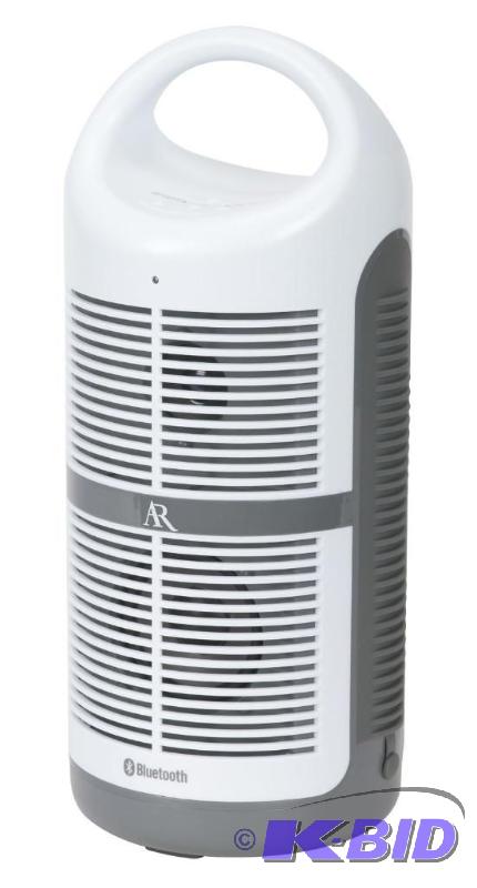lot 6 image: Acoustic Research Portable Wireless Bluetooth Outdoor Speaker with One Skinit Redemption Card (AWSBTSK)