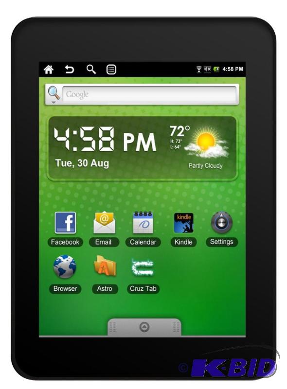 lot 7 image: Velocity Micro T301 Cruz 7-Inch Android 2.0 Tablet (Black)
