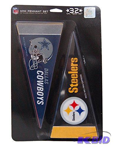 lot 81 image: NFL Mini Pennant Set, Small, White