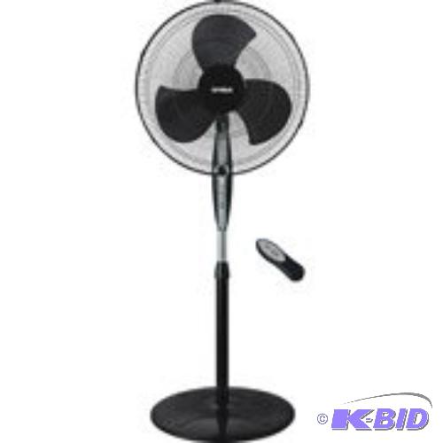 lot 82 image: Optimus F1872 Blk Stand Fan 18 Inch Oscillating Remote