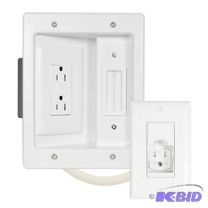 lot 9 image: OnQLegrand InWall TV Power Kit