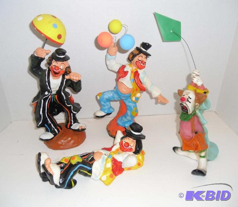Lot # 2 Clowns Vintage Annette Little Enesco