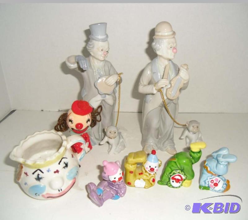 Lot # 6 Clowns  Vintage Made in Japan
