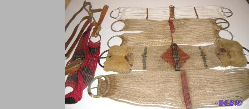 Lot of Rope Cinch Girths Belts