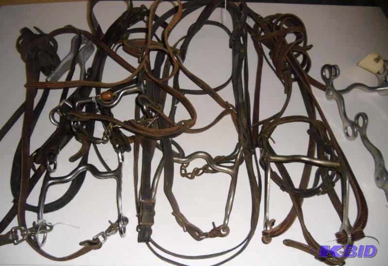 Lot Horse Tack Bridle Bits Vintage to Newer