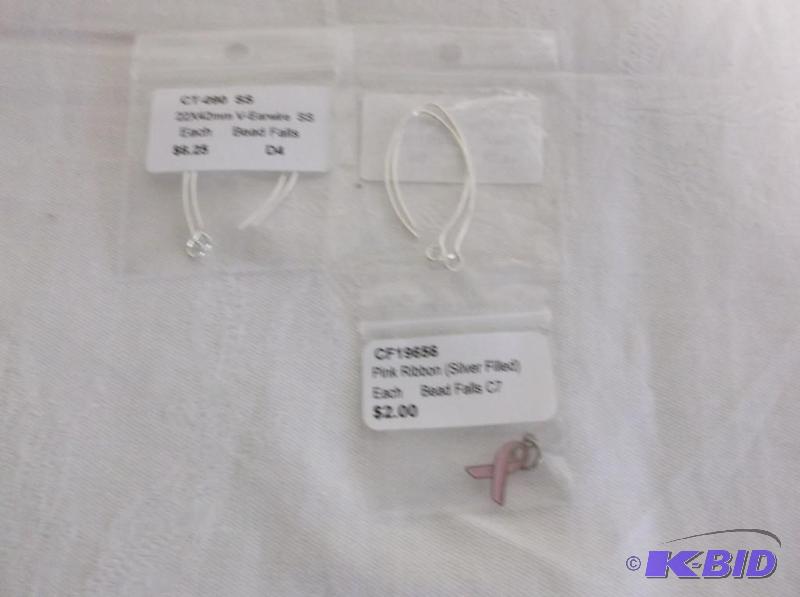 2 Pair Sterling silver earrings and silver pi...
