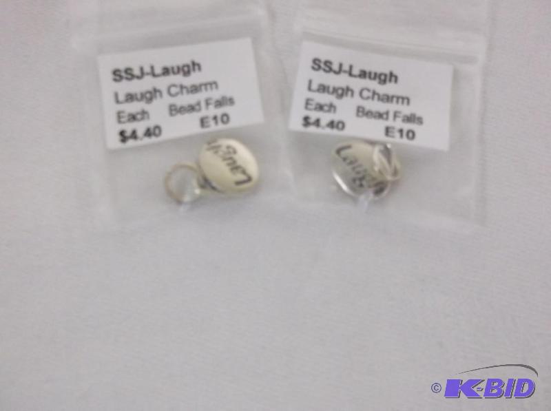 Sterling silver laugh charms....