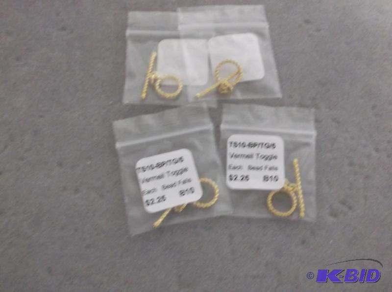 Gold filled twisted toggle and Gold filled ju...