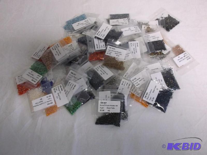 Lot of Delica beads #s 01-07,21-22l,27-37,43-...