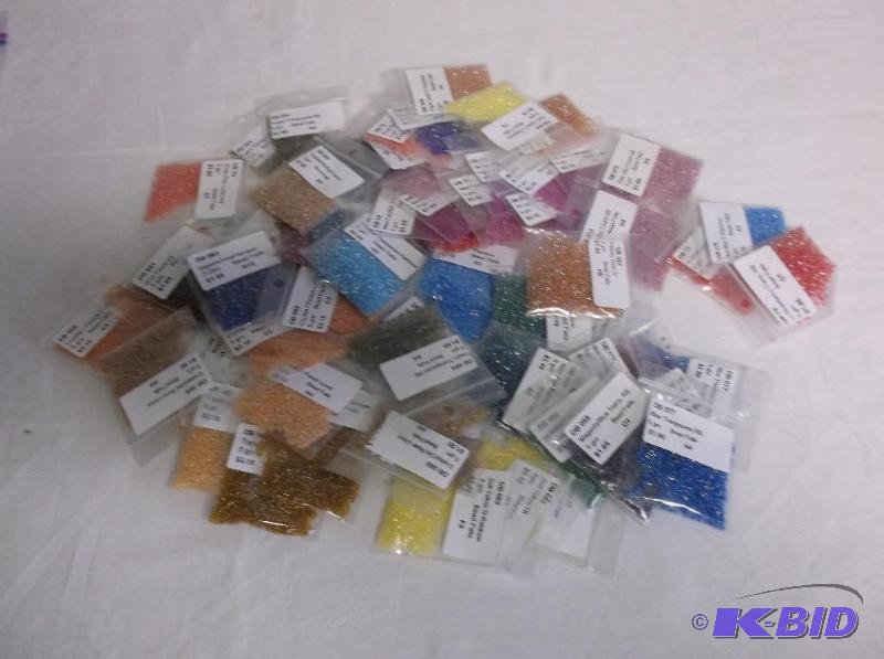 Lot of Delica beads #s 53-54,56-61,63-70,72-7...
