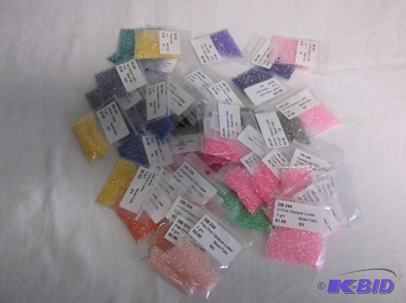 Lot of Delica beads #s 233-238,241-247,249-25...