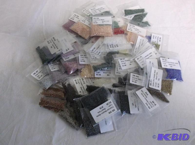 Lot of Delica beads #s 306,307,311-312,321-32...