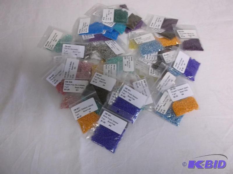 Lot of Delica beads #s 621-628,638,635,651-65...