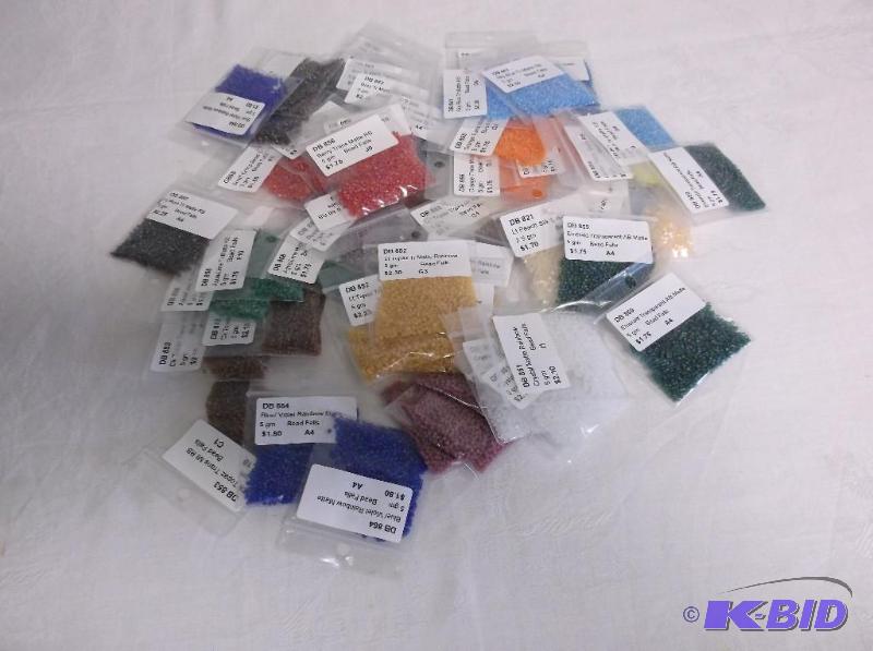 Lot of Delica beads #s 800,821,831,851-859,86...