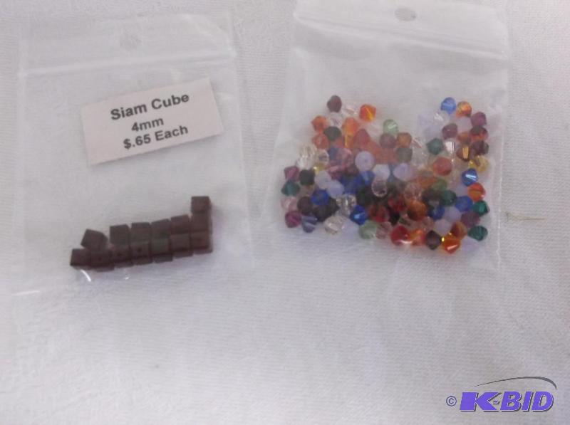 4mm Mixed Crystals &amp 4mm San Cubes....