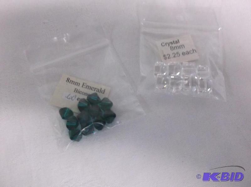 8mm Emin &amp 8mm Crystal Square....
