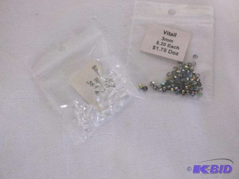 8mm Crystal and 3mm vitail....