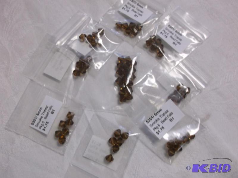 6mm Smoked topaz....