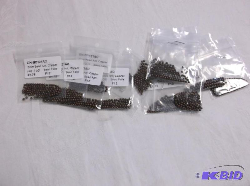 Antique copper 2mm rounds....
