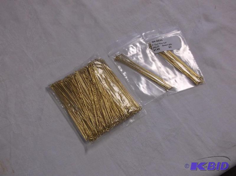 3 in. Gold Eye Pins....