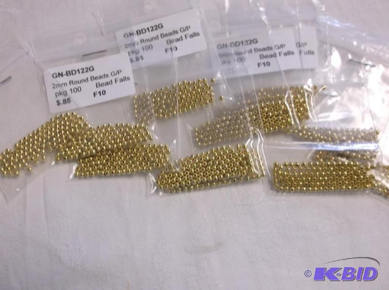 2mm Gold Round Toggles....