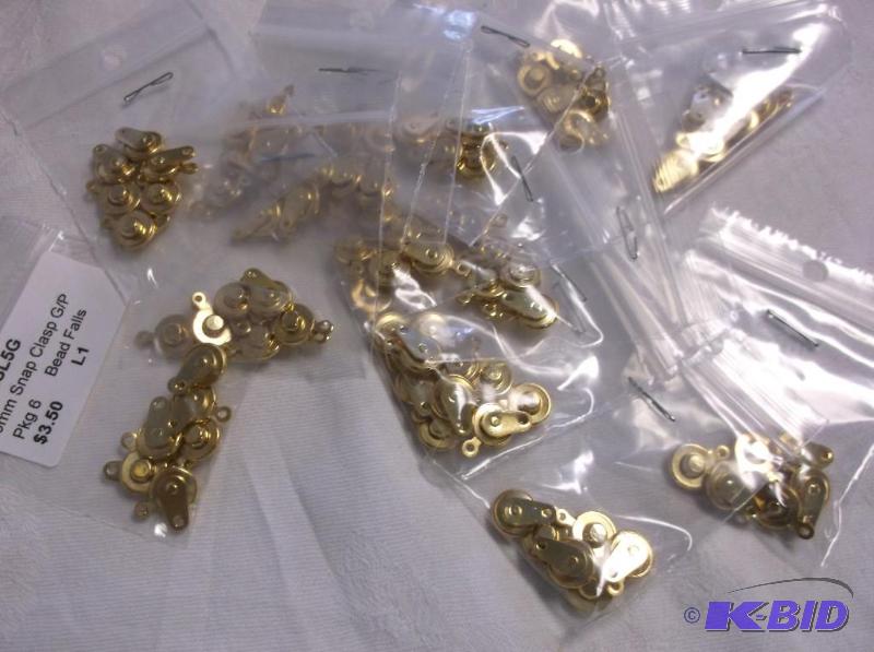 Gold Snap Clasps....