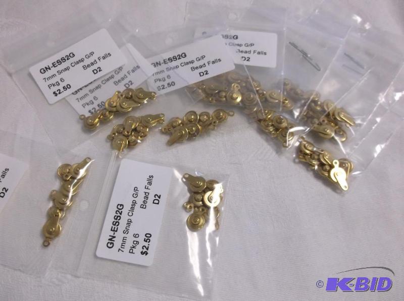 7mm Gold Snap Clasp....