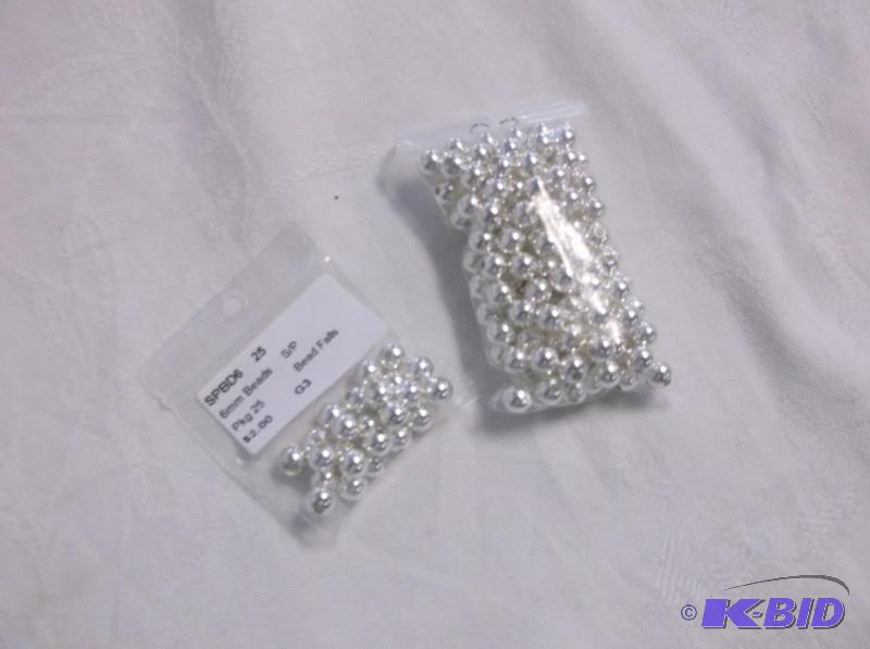 6mm Round Silver....