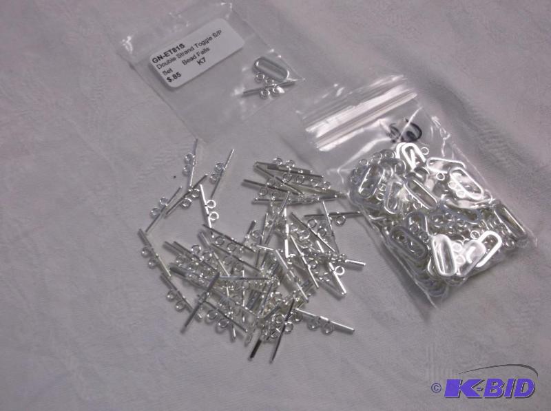 Double Strand Silver Toggles....
