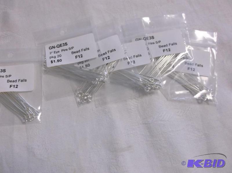 Silver 2 in. Eye Pins....