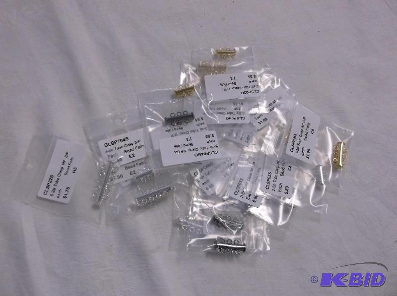 Assortment of #2,3,4,5,Tube clasp....