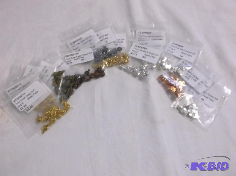 Assortment Of Snap Clasps Multiple Strands....