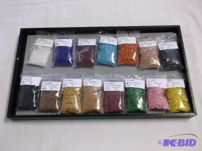 Assortment Of Seed Bead Bag Hank....