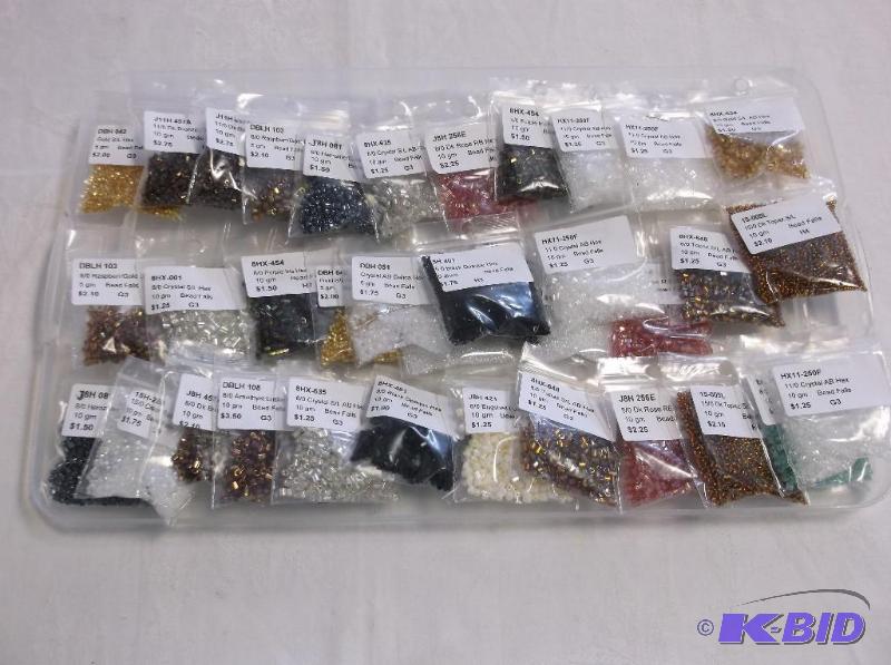 Assortment Of 150 Hex beads....
