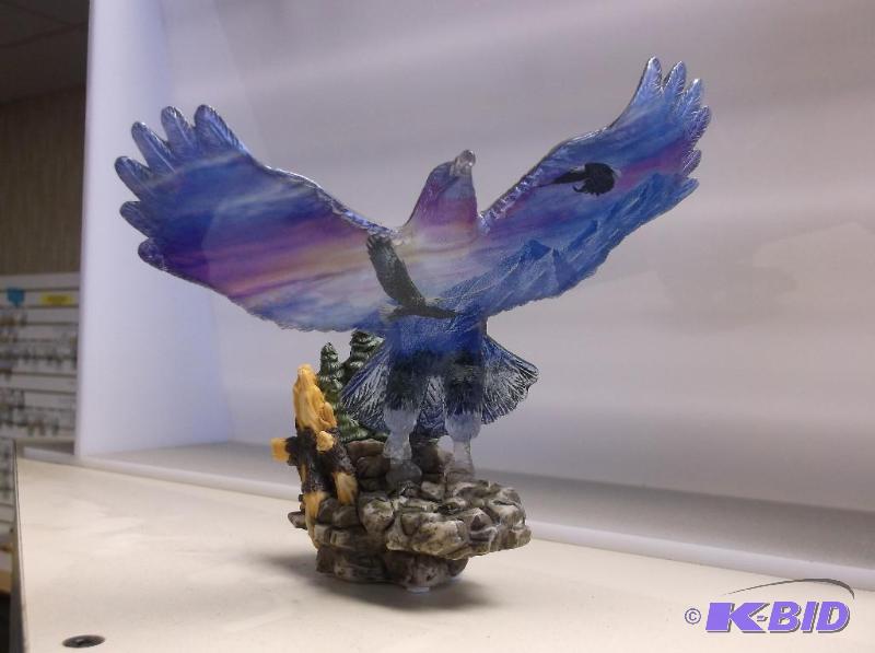Beautiful eagle figurine on freedoms wings co...