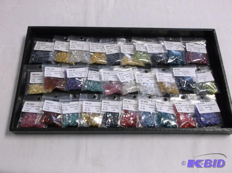 Assortment of Square Seed Beads....