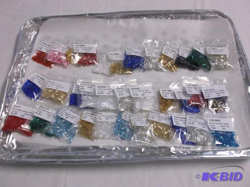 Assortment of Bugle Seed Beads....